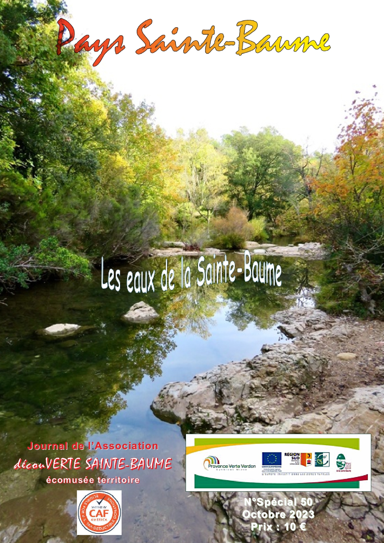 A lire numéro spécial de Découverte Sainte-Baume sur les eaux en «Pays Sainte-Baume»
