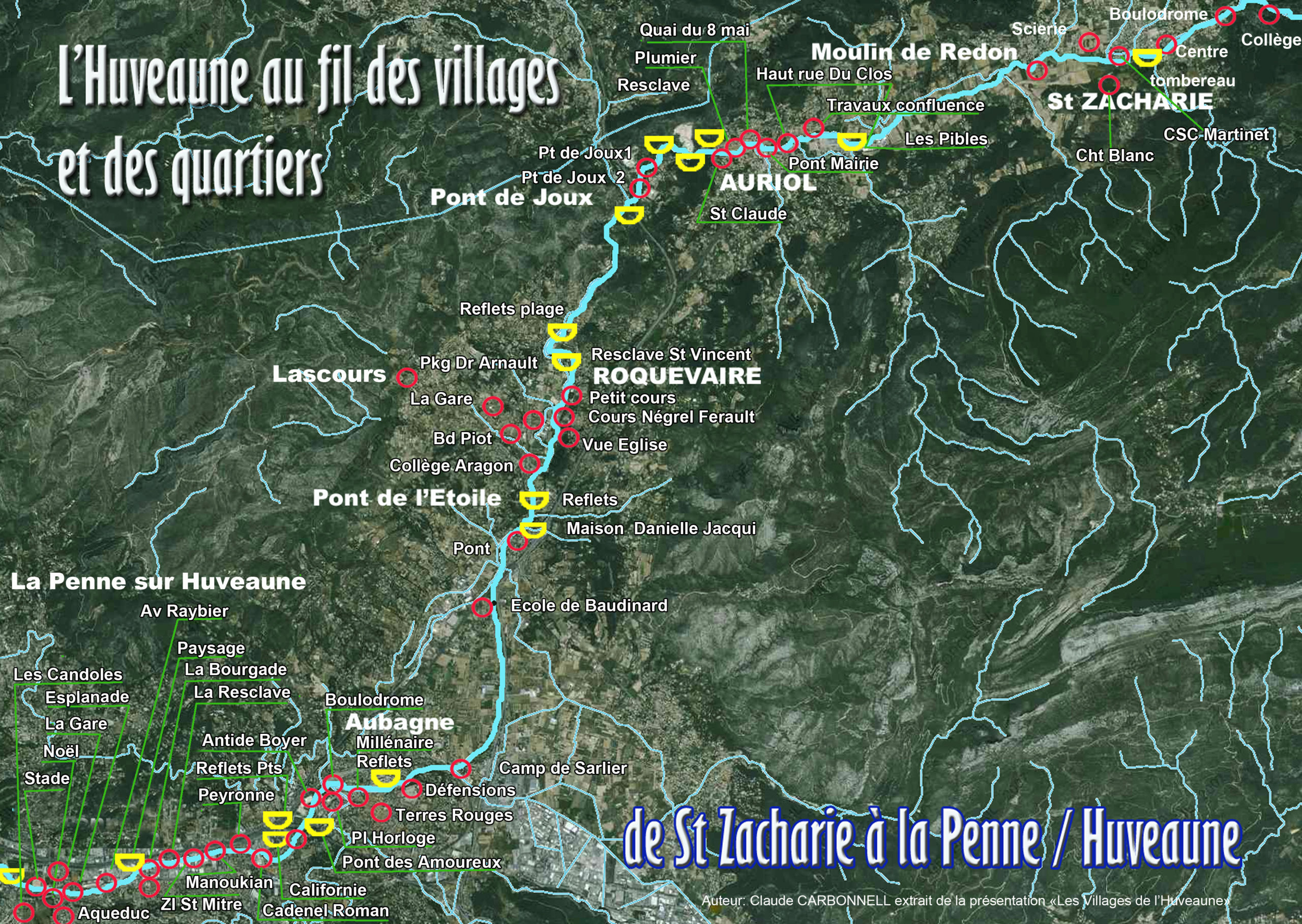 Les villages de la haute vallée de l’Huveaune